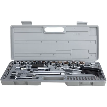 Set Chei Tubulare cu Accesorii 52 Pcs Evotools