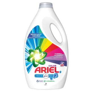 Detergent lichid Ariel Touch Of Lenor Color, 60 spalari, 3L
