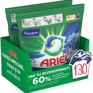 Detergent de rufe Ariel Professional All in1 Original 2 x 65 capsule