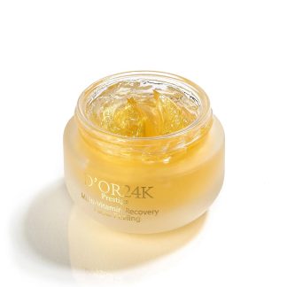 Exfoliant facial cu aur și multivitamine