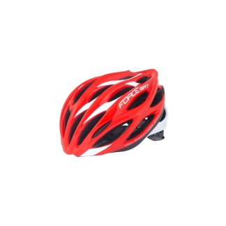 Casca Force Bat rosu alb L-XL (57-61 cm)