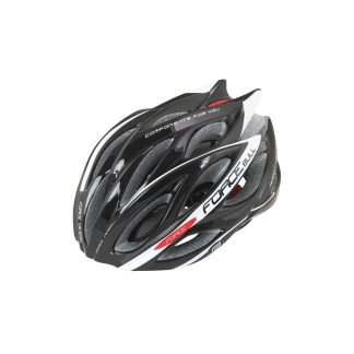 Casca Force Bull negru alb S-M (54-58 cm)