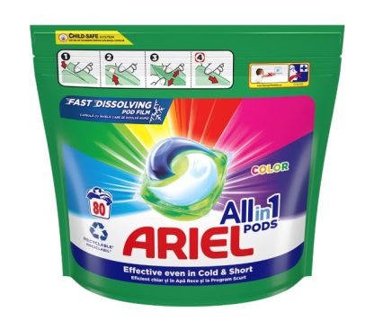 Detergent capsule Ariel All in 1 Color, 80 capsule