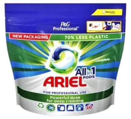 Detergent de rufe Ariel Professional All in1 Original 60capsule