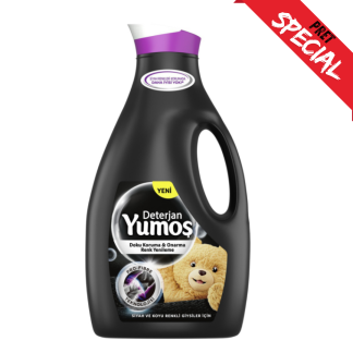Detergent lichid Yumos Black, 2.52 l, 42 spalari
