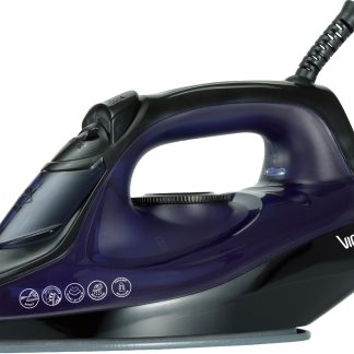 Fier de calcat, cu abur si spray, talpa ceramica, 2200 W, Victronic VC5988