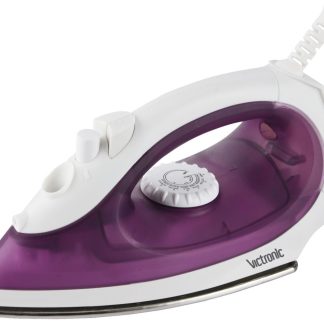 Fier de calcat, cu abur si spray, talpa din inox, 1600 W, Victronic VC2986