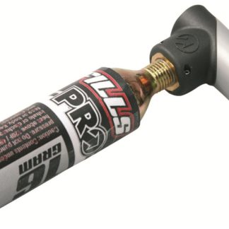 MINIPOMPA PRO MICRO CO2 INFLATOR (INCL. 1CAPSULA CO2 16GR CU FILET), NEGRU ARGINTIU (20)