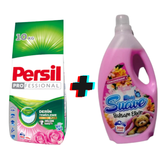 Pachet Persil 10 kg + Balsam Efekt Spring Blossom 5L