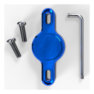 Suport Apple  AirTag pentru cadru Muc-Off Secure Tag Holder V2 Albastru