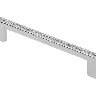 Maner mobila GLAMOUR 128 mm, cromat