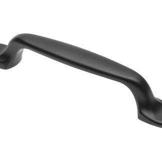 Maner mobila bucatarie RETRO 96 mm, negru mat