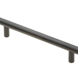 Maner mobila 192 mm, cupru antic, bara plina