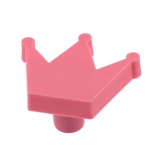 Buton mobila copii CROWN 50x41 mm, roz