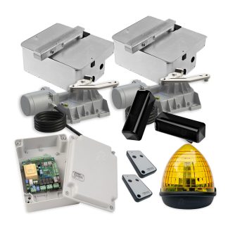 Kit automatizare poarta batanta Roger Technology R21 351 SUB, 3.5m canat, 800Kg canat, subacvatic, 2