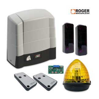Kit automatizare poarta culisanta Roger Technology BG30 2204, 2200Kg, 36V brushless