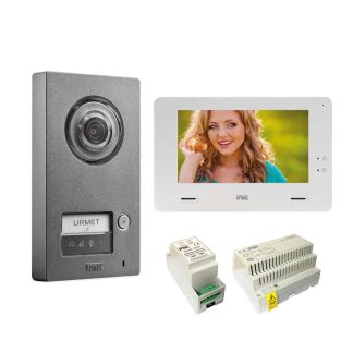Kit videointerfon Urmet NOTE+ 1722 95 monofamilial, post exterior Mikra2, monitor touchscreen CXModo