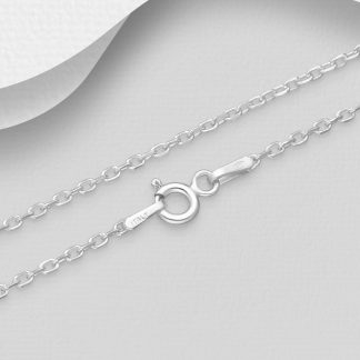 Lantisor Cablu din argint Sterling 925 1.5 mm fabricat in Italia