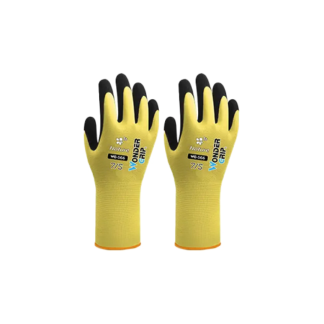 Manusi din nylon pentru gradina, marimea S, Galben