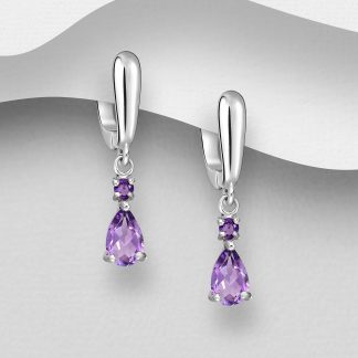 Cercei argint Sterling 925 cu pietre semipretioase