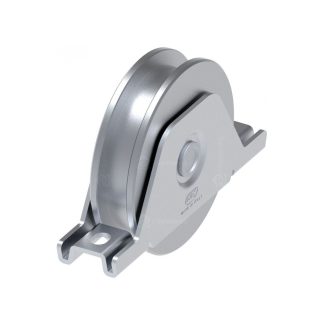 Rola zincata semi-ingropata cu rulment FAC Cod 733.120 16 profil U, D120mm, 400Kg rola