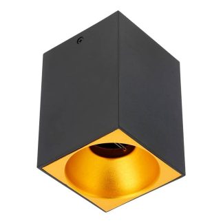 Home 6 Spot aplicat TENSA, negru mat