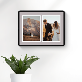 Tablou personalizat cu doua poze