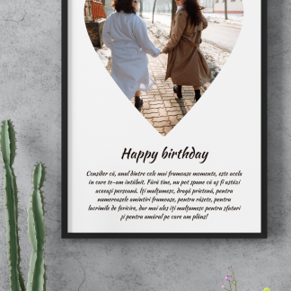Tablou personalizat Happy Birthday
