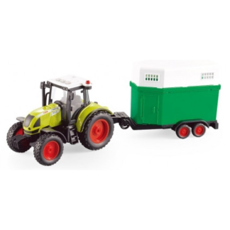 Tractor cu remorca transport cai,  scara 1:16