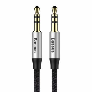 Home 14 Cablu Audio Jack la Jack, 1.5m - Baseus (A10329800117-Z1/CAM30-BS1) - Black