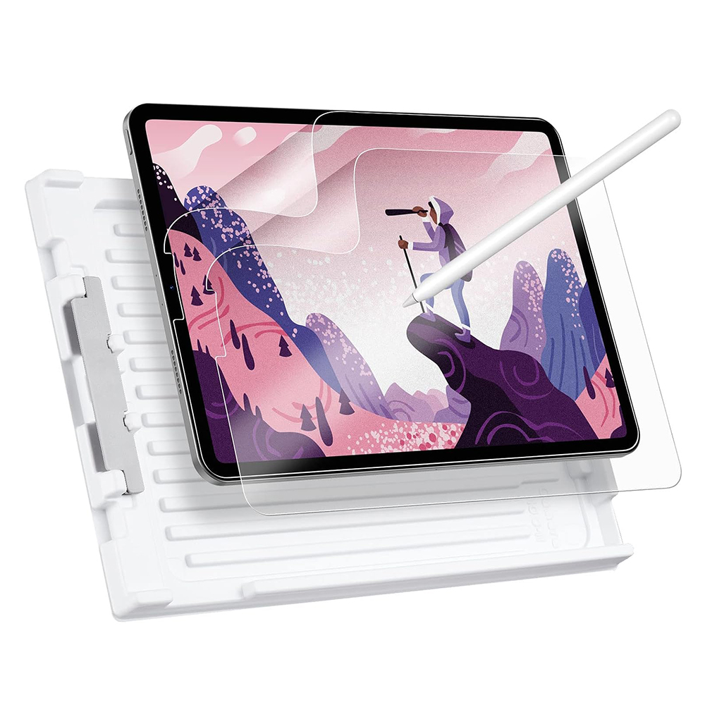 Folie pentru iPad Pro 12.9 (2018 / 2020 / 2021 / 2022) / Air 13 (2024) / Air 13 (2025) (set 2) - ESR Paper-Feel - Matte Clear 1 Folie pentru iPad Pro 12.9 (2018 / 2020 / 2021 / 2022) / Air 13 (2024) / Air 13 (2025) (set 2) - ESR Paper-Feel - Matte Clear
