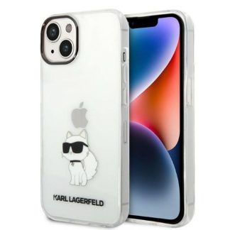 Husa iPhone iPhone 14 Plus - Karl Lagerfeld Hardcase Transparent (KLHCP14MHNCHTCT) - Ikonik Choupette