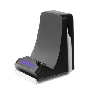 Home 24 Stand Vertical, Alimentare Controller, Suport Casti - Fixed (FIXPS5-HCD-BW) - Black