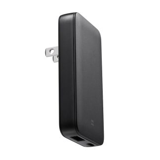 Incarcator US cu adaptor EU/UK, GaN, Type-C, USB, 65W - Edizard (EZ840101) - Black