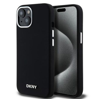 Home 4 Husa pentru iPhone 15 - DKNY Hardcase Liquid Silicone (DKHMP14SSMCHLK) - Black