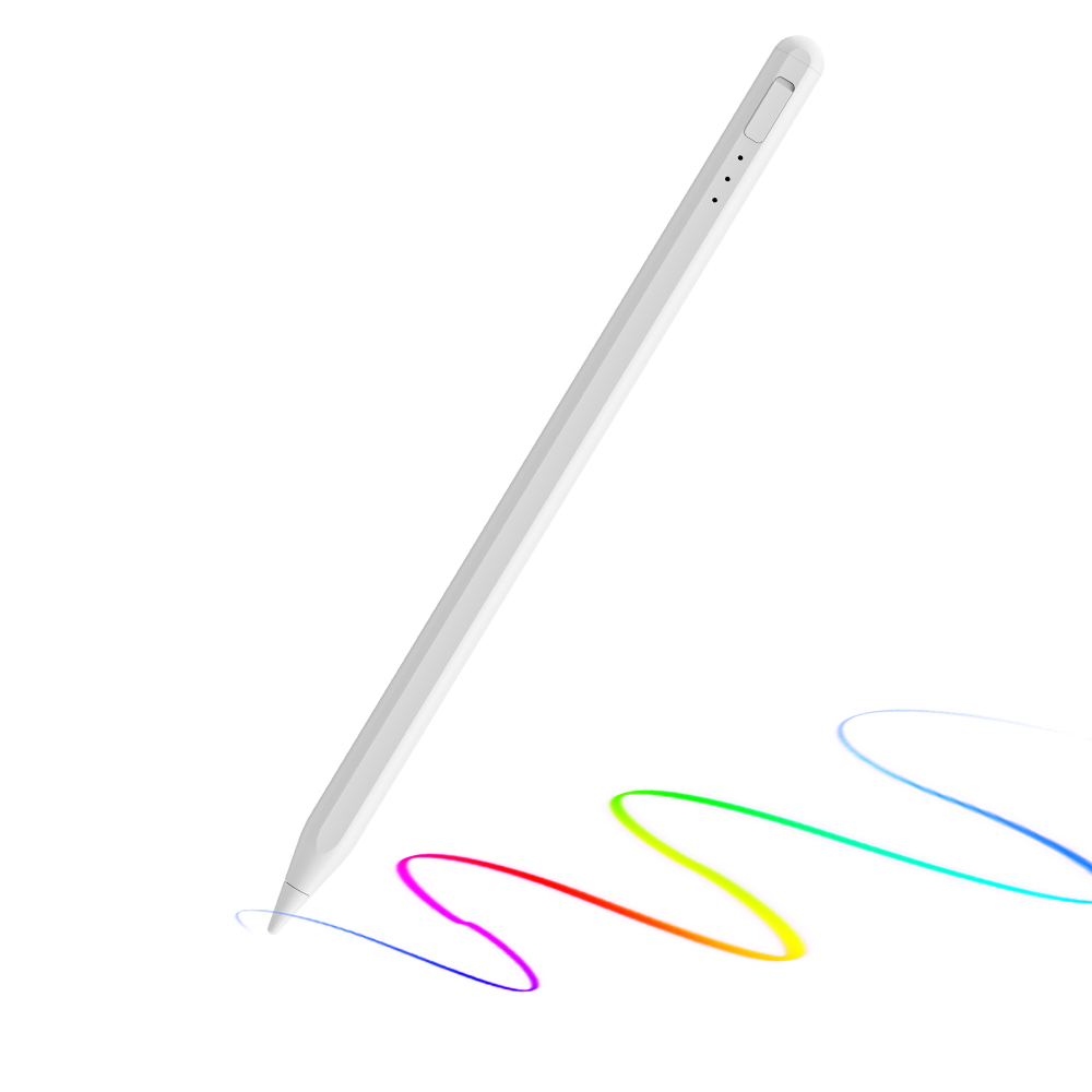 Stylus Pen pentru Tableta, Type-C, Palm Rejection, Tilt Sensitivity, Side Adsorption, 125mAh - Techsuit (AX10-T) - White 1 Stylus Pen pentru Tableta, Type-C, Palm Rejection, Tilt Sensitivity, Side Adsorption, 125mAh - Techsuit (AX10-T) - White