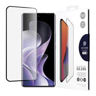 Folie pentru Vivo V40 - Dux Ducis Tempered Glass - Black