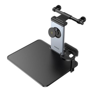 Suport Auto Tetiera pentru Telefon, 360° Rotire - Baseus MagPro II (C40272901121-00) - Cosmic Black