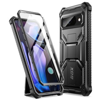 Home 13 Husa pentru Google Pixel 9 / 9 Pro + Folie - I-Blason Armorbox - Black