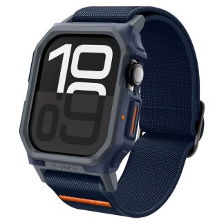 Husa pentru Apple Watch 10 46mm + Curea - Spigen Lite Fit Pro - Navy Blue