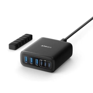 Incarcator Priza 3x USB-A, 3x Type-C, 112W - Anker (A2154G11) - Black