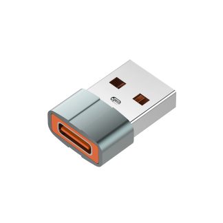 Adaptor PC, USB-C Female, USB Male - ColorWay (CW-AD-CA) - Silver