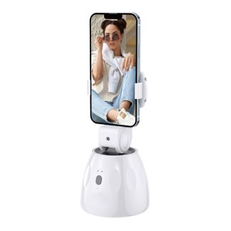 Gimbal pentru Telefon Smart, 1800mAh - Techsuit (Q3) - White