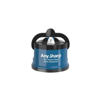 Ascutitor cutite bucatarie AnySharp Premium, tehnologie cu carbura de tungsten - Albastru