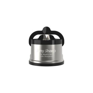 Ascutitor cutite bucatarie AnySharp Pro, sistem universal, tehnologie cu carbura de tungsten - Gri metalic