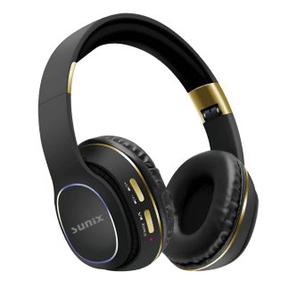 Casti Wireless Over-Ear Sunix BLT-26, Bluetooth 5.0 - Negru