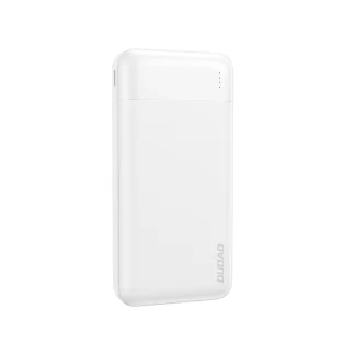 Powerbank 20000mAh Dudao K18 Pro, incarcare dubla USB-A, compatibil USB-C si Micro USB - Alb