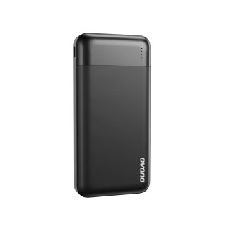 Powerbank 20000mAh Dudao K18 Pro, incarcare dubla USB-A, compatibil USB-C si Micro USB - Negru