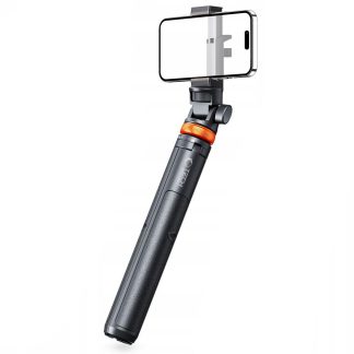 Selfie Stick 3-in-1 Tech Protect L03S, trepied telefon cu Bluetooth 5.2, rotire 360 grade - Negru