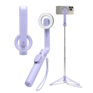 Home 3 Selfie Stick Spigen Tripod S571W Bluetooth, Magsafe, control wireless, reincarcabil - Mov